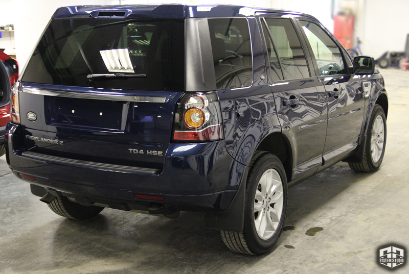 Land Rover Freelander полировка и защита керамикой. 