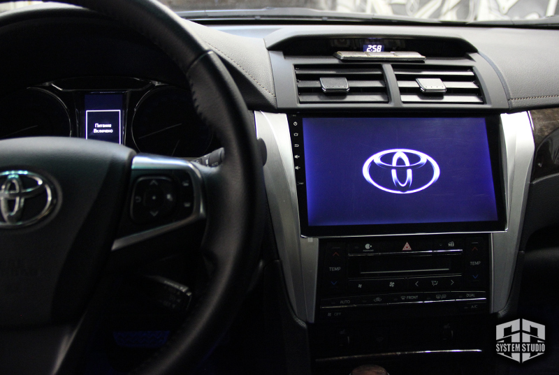 Toyota camry установка навигации и магнитолы
